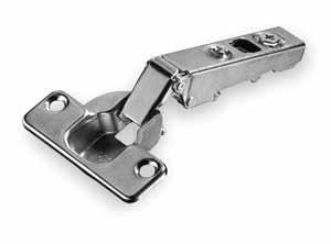 standard application hinges 110 Degree self-closing hinges Full, Half Overlay & Inset Lama hinges are manufactured in Europe and are economically priced
