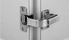 specialty application hinges pie cut corner hinges Grass America s Nexis & Nexis Impresso (tool-less) pie cut corner hinges are designed to be used in corner cabinet and lazy susan applications Use