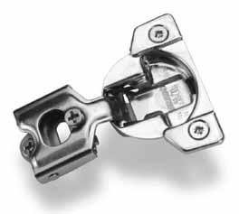ONE Piece face frame hinges 108 degree one piece face frame hinge Two Cam Height & Depth Adjustment/Overlays from 1/4 to 1-1/2 The Grass face frame TEC 864 Series hinge line is made in the USA and is