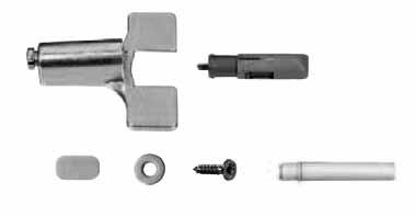rear screw Unisoft can be effectively used on a wide variety of door sizes and door weights, including face frame