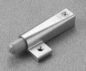 Soft top to prevent door marring and easily mounted using a single #6 wood screw Adjustable (screw turn) tension for varying door sizes/weights Consistent spacing using