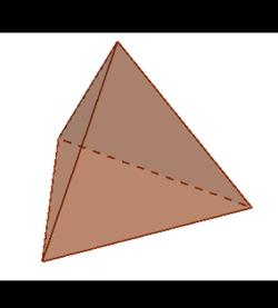 Dissection of the tetrahedron into two equal pyramids How to do?