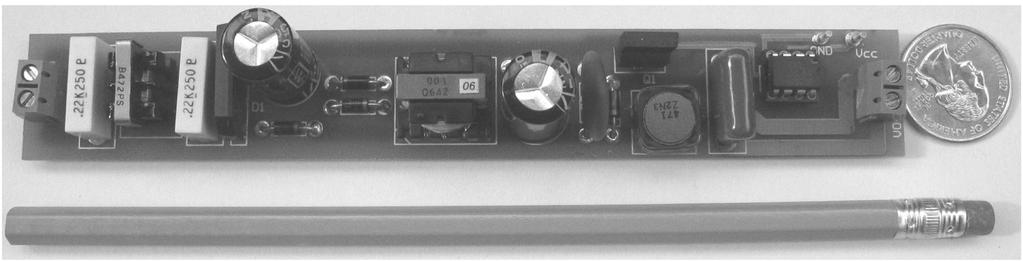 ZHOU et al.: QUASI-ACTIVE POWER FACTOR CORRECTION CIRCUIT FOR HB LED DRIVER 1413 Fig. 8. HB LED driver with quasi-active power factor correction circuit. Fig. 9.