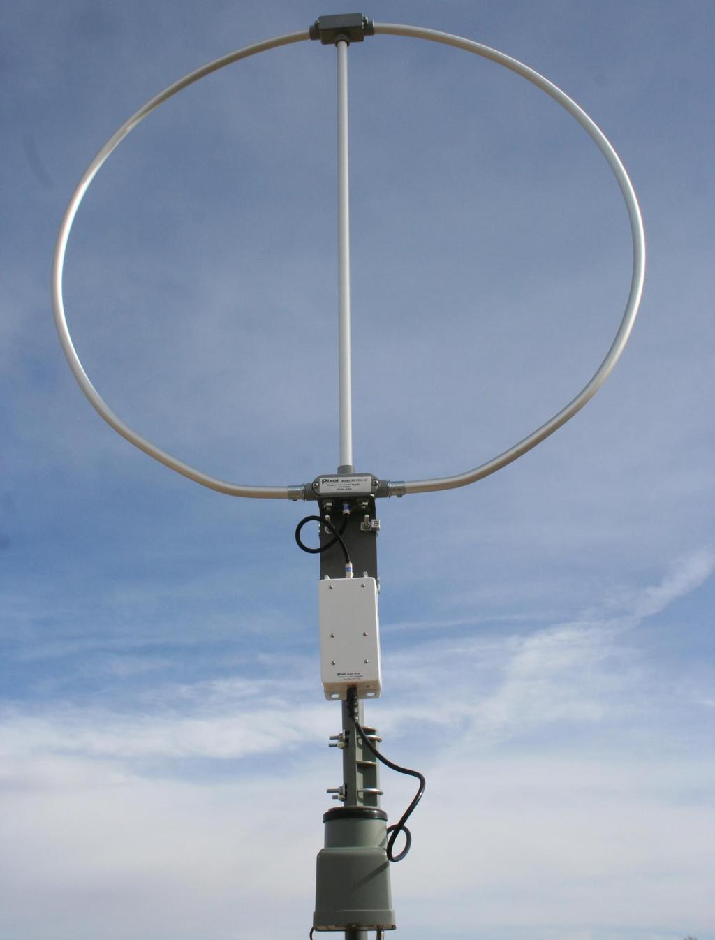 Figure 7. Loop Antenna Mounted on Rotator Figure 7.