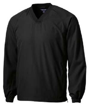 Price: $30 Size: XS 6XL Sting Pullover Wind Shirt Sport Tek V Neck Raglan Wind Shirt. JST72 Cool, windy days are no match for this soft wind shirt.