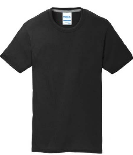 5 ounce, 65/35 poly/cotton Removable tag for comfort and relabeling Hemmed cuffs Optional: Performance wicking under shirt Words printed not embroidered (add $5) Port & Company Long Sleeve