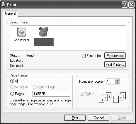 2 Operaţiuni elementare de imprimare Acest capitol explică opţiunile şi sarcinile uzuale de imprimare în Windows.