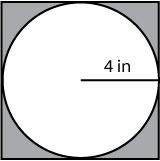 d. Find the area of a circle with radius 4.56 feet. e. Find the area of a rectangle with length 23 m and width 134 cm. Leave your final answer in square meters. 4. Find the area as requested below.