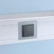 Simon TRUNKING 04 FOR UNIVERSAL MECHANISMS C Specifications: Material: Anodisedaluminium trunking.