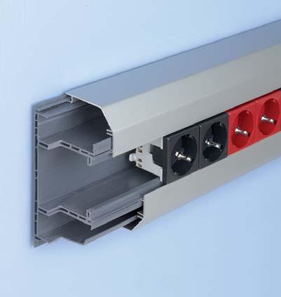 This trunking was especially designed with the highest performance levels for integration in any space such as executive offices, meeting rooms and conference halls or offices,