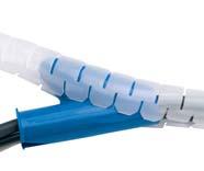 Without cable organiser With cable organiser Flexible, rugged materials It consists of an open, translucent tube with a