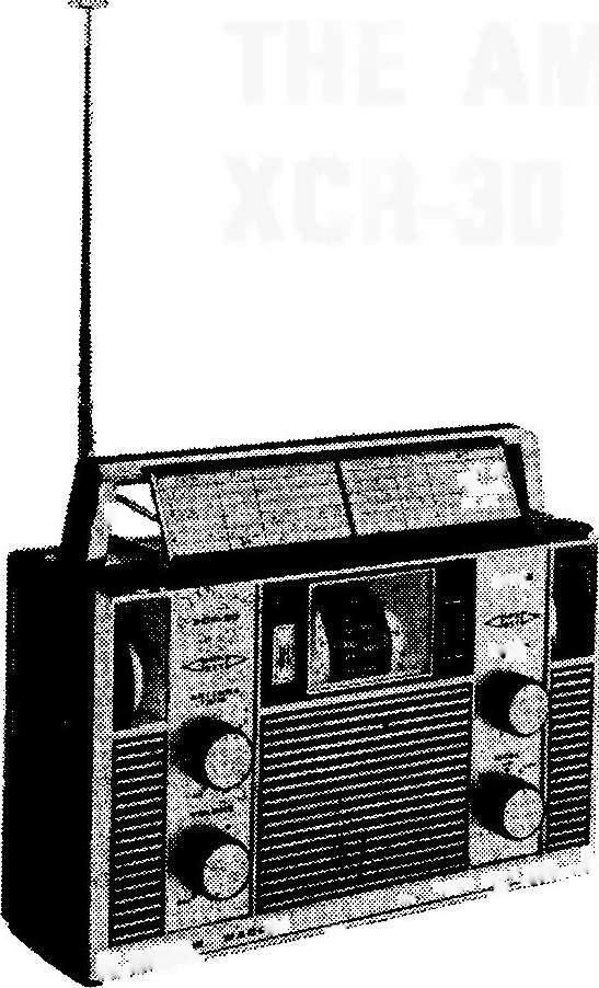 64 THE SHORT WAVE MAGAZINE April, 1974 THE AMAZING BARLOW-WADLEY XCR-30 M.K.2 RECEIVER A COMPLETELY NEW CONCEPT IN PORTABLE RADIO DESIGN I. 0.5 to 30 MHz continuous coverage-direct readout. 2.