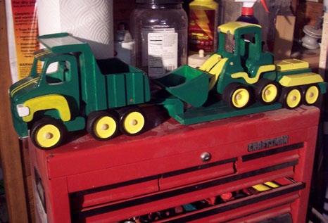 tractors I made from your plans.