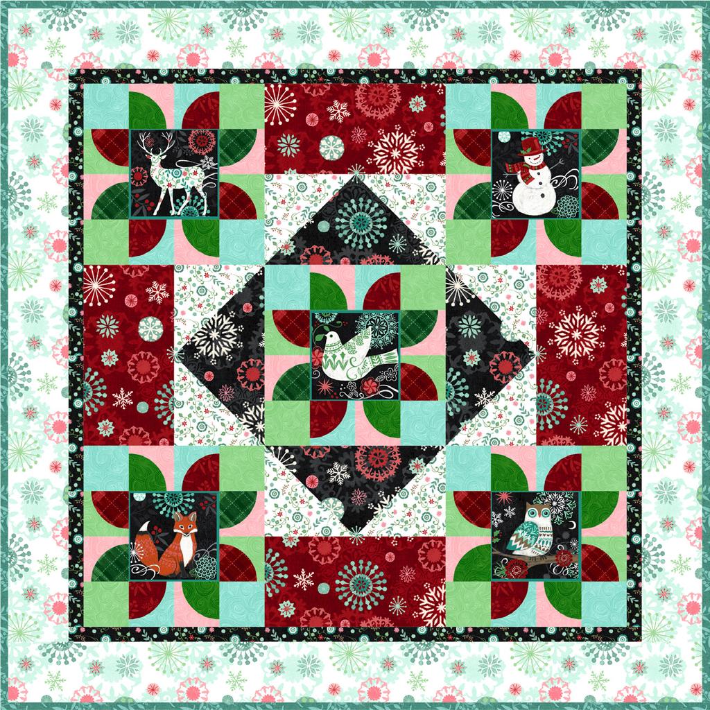 supplies: Piecing and sewing thread Template plastic Quilt designed by Sue Falkowski