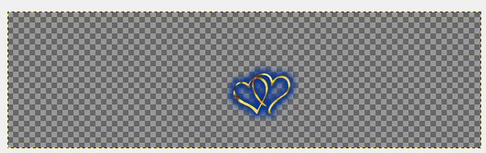 It s the same as the first one, just more glowy, and looks like this:  Duplicate the heart glow layer three times.