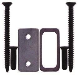 Type J lock bolt or metal jamb 304 SST Black LLB4000002 Type J lock