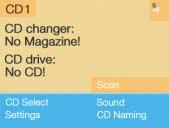 Error messages 1 2 1 CD changer error messages 2 CD drive error messages P82.