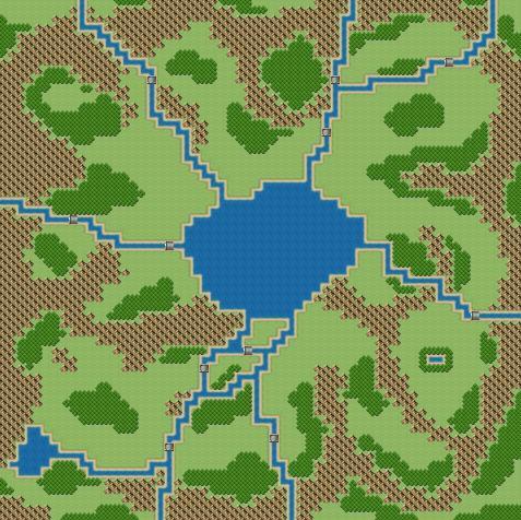 Field 02 With a sea in the middle, this is a map that sends the player around in a circle.