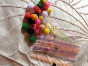 Straws and Cotton Craft Balls This is a fun game as well! Simply have students use their breath to blow on the cotton craft ball through the straw.