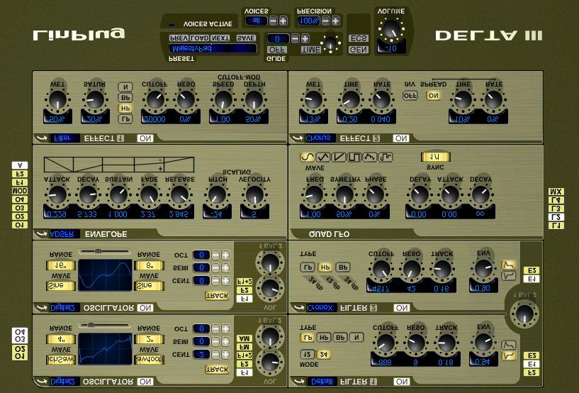 DELTA III Matrix Synthesizer Copyright LinPlug Virtual Instruments GmbH, 2002 All rights reserved Instrument by Sounds by Manual by Peter Linsener Junebug Jordi Trujillo Michael Forshaw Peter