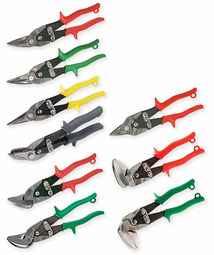 HVAC Cutting Tools. A complete line P R O #1 F E S S M1R Snip I O N A L S C H O I C E Aviation Snips The most popular professional snips in the world, Wiss aviation snips multiply hand force 5X.