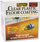 minimum of time. Coverage 15-20m² per litre. Satin finish. 2 litre 44.94 37.45 701571 Floor Cleaner Removes wax, dirt, oil and grime from wooden floors prior to refinishing.