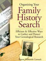 family history search : efficient & effective ways