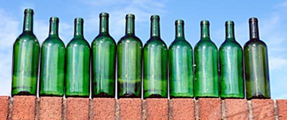 14. Ten green bottles hanging on a wall Ten green bottles hanging on a wall If one green bottle should accidentally fall, There d be nine green bottles hanging on the wall Nine green bottles If the