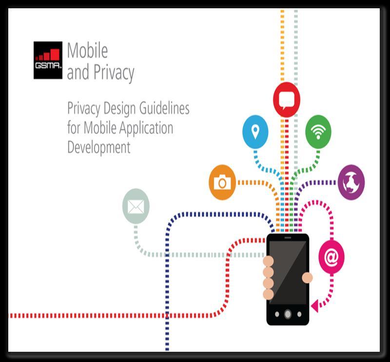 Privacy Design Guidelines for app development Express principles in functional terms Provide Best Practice for Apps Illustrative