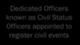 known as Civil Status Officers