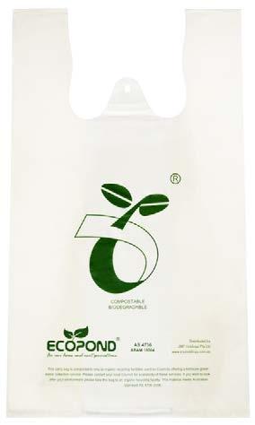 Phone Toll Free: 1800 264 996 Biodegradable Bags Ecopond biodegradable bags are flexible, strong and a green replacement for traditional