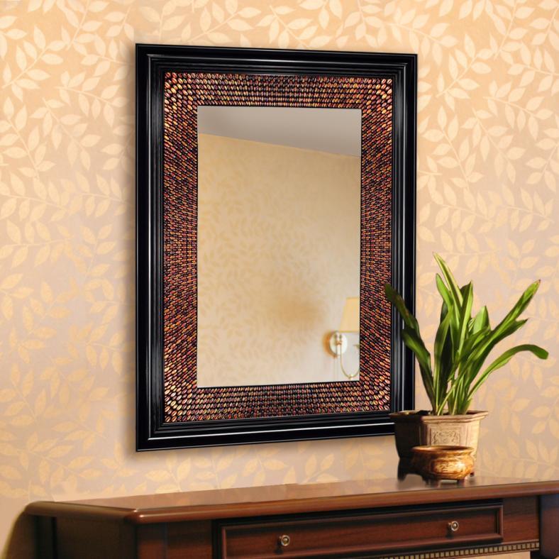 Amber Rectangle Mirror The Amber Rectangle Mirror will give you the distinctive centerpiece accessory you re looking for to