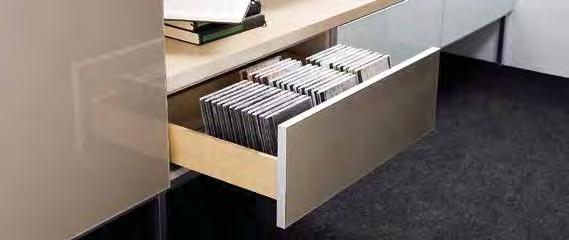 MARCCONCEALEDRUNNER DRAWERS&RUNNERS DRILLINGPATTERN 7 FULLEXTENSIONGRADUALSOFT-CLOSING30KG Concealed runners for wooden drawers. 21 12 6 23.5 11 Max. 11 18 21 Interior measurement of drawer = M.I. - M.