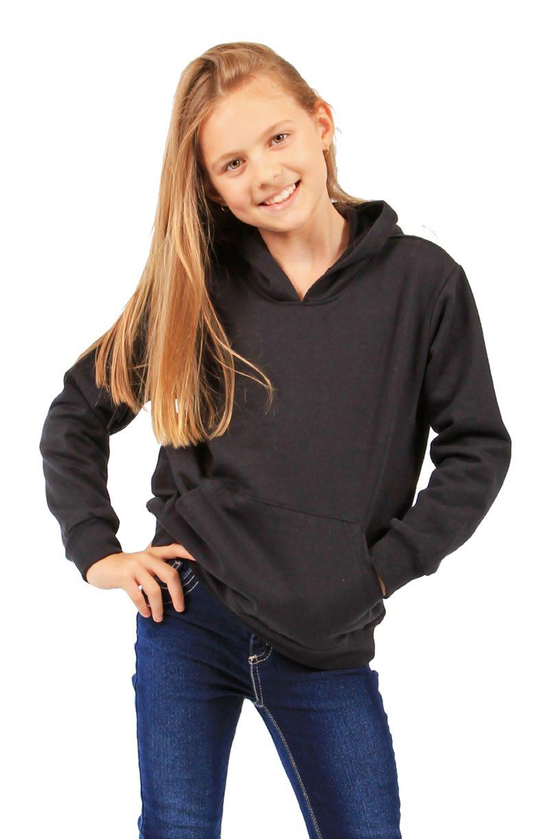 KIDS HOODIE unisex 260gm Manufactured from 100% brushed