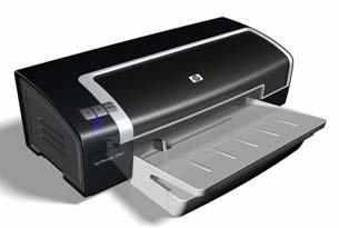 Deskjet 9800 - Product Overview Rear paper feed for thick media Automatic 2- sided printing unit (optional) Faster print speed (30/20ppm, FastDraft) Improved ink yield 4-ink printing for crisp