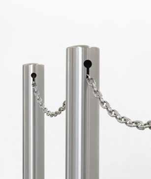 4301, surface K220 polished Surface height 900 mm, with opening geometry for chain mount Further fastening options upon inquiry Special designs as well