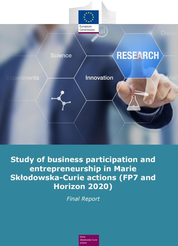 Study of business participation and entrepreneurship in Marie Skłodowska-Curie actions (FP7 and Horizon2020) was undertaken in the wider framework of an ex-post evaluation of the FP7 MCA and an