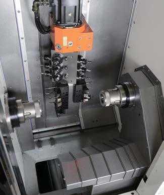 resulting in a versatile and robust machine - complete with C axis, Y axis and driven tools.