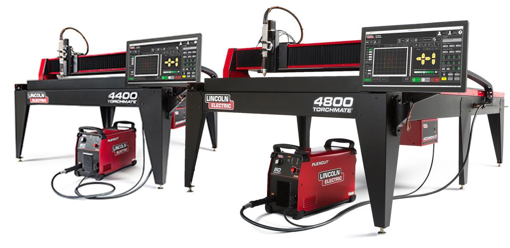 Performance In Motion Advanced Technology Simple Operation Ready To Run In 30 Minutes The TORCHMATE 4400 4800 CNC plasma cutting systems by Lincoln Electric offer a unique teaching experience.