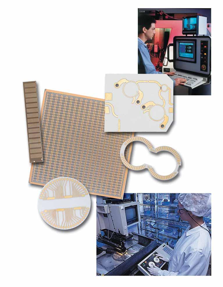 QUICK REFERENCE PRODUCT SELECTION GUIDE ATC Custom Thin Film Circuits and Components ATC brings a new standard of responsiveness and quality to thin film technology products.