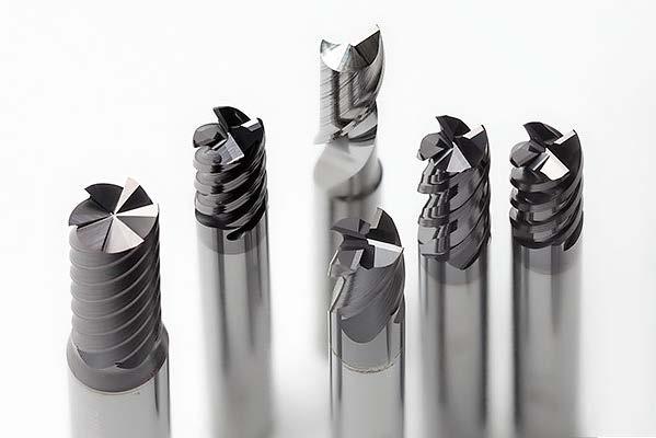 type of tool clamping (end mill or shell-type milling cutter) cutting material (solid carbide or HSS) shape of