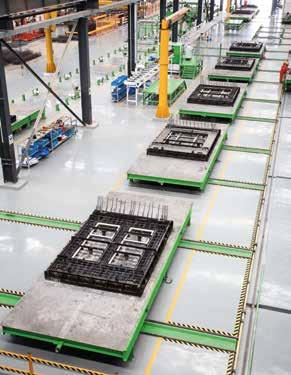 The EDGE Wall production line and equipment are just the answer to your needs. The EDGE production line consists of a circulating wall line and, as options, battery molds and tilting tables.