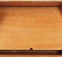 drawer interiors receive special attention