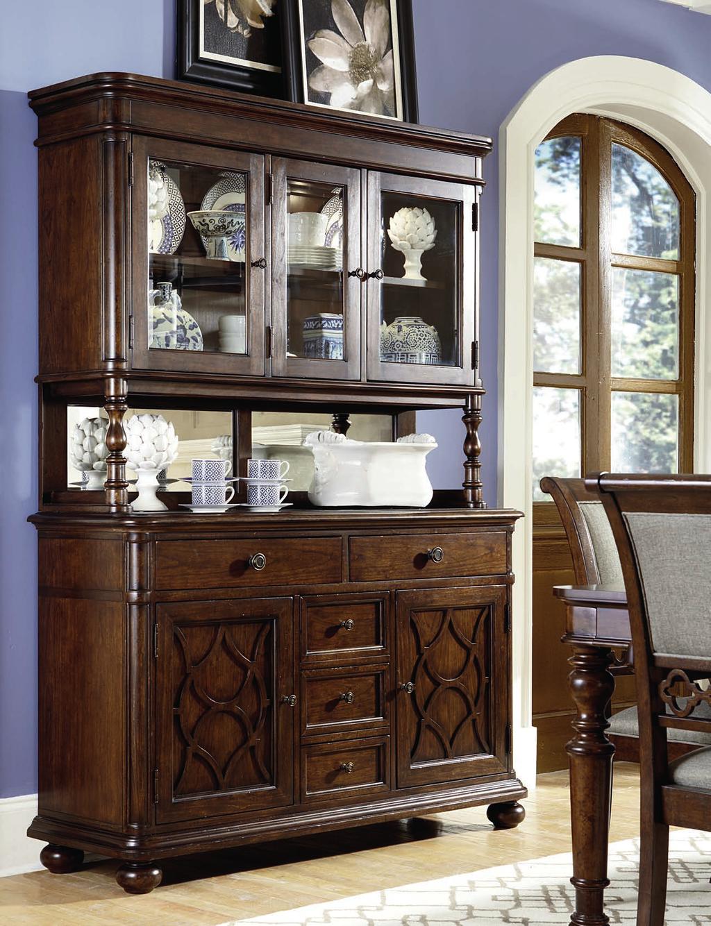 EVERYDAY CHINA HUTCH 3305-174-T 55w x 14d x 42h EVERYDAY CHINA