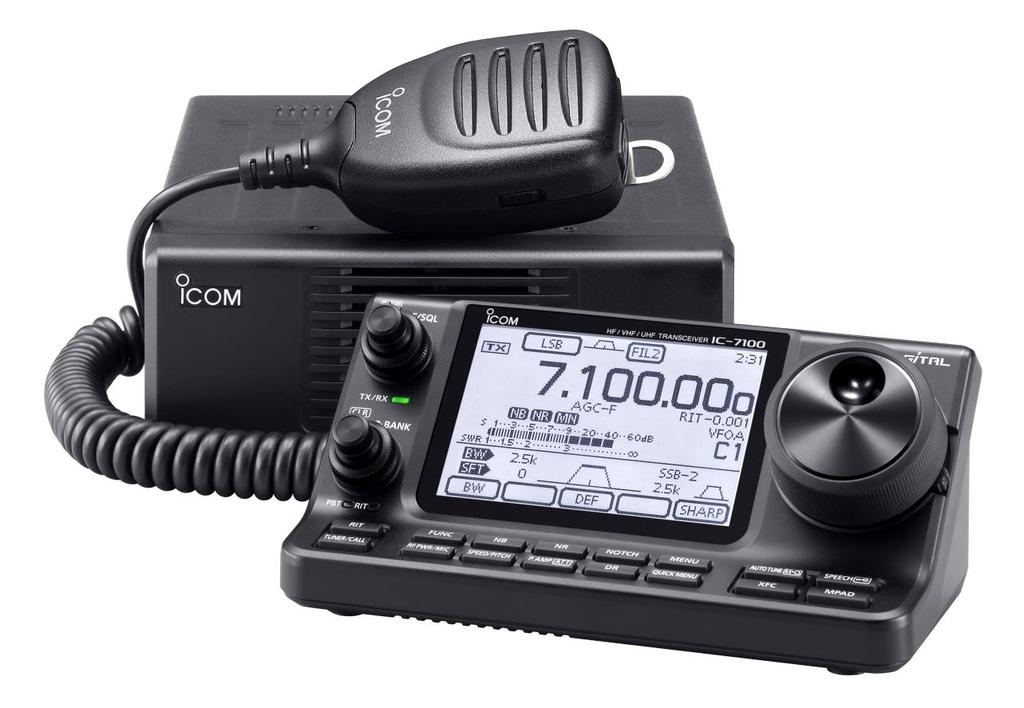 Icom s Mobile Everything Rig The IC-7100 has DSP and a