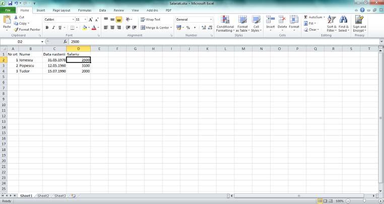 Capitolul 1 Interfaţa utilizator şi personalizarea mediului de lucru Excel Microsoft Excel este un program de calcul tabelar inclus în suita Office, care organizează şi gestionează date sub un tipar