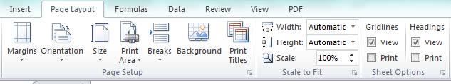 Pentru a imprima tabele de dimensiuni mari sau părţi ale acestora, trebuie specificat exact ce conţinut din foaia de calcul trebuie imprimat şi pe câte pagini. 12