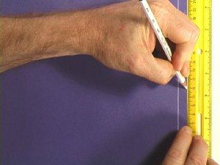 Measure your marks on both sides of the paper.