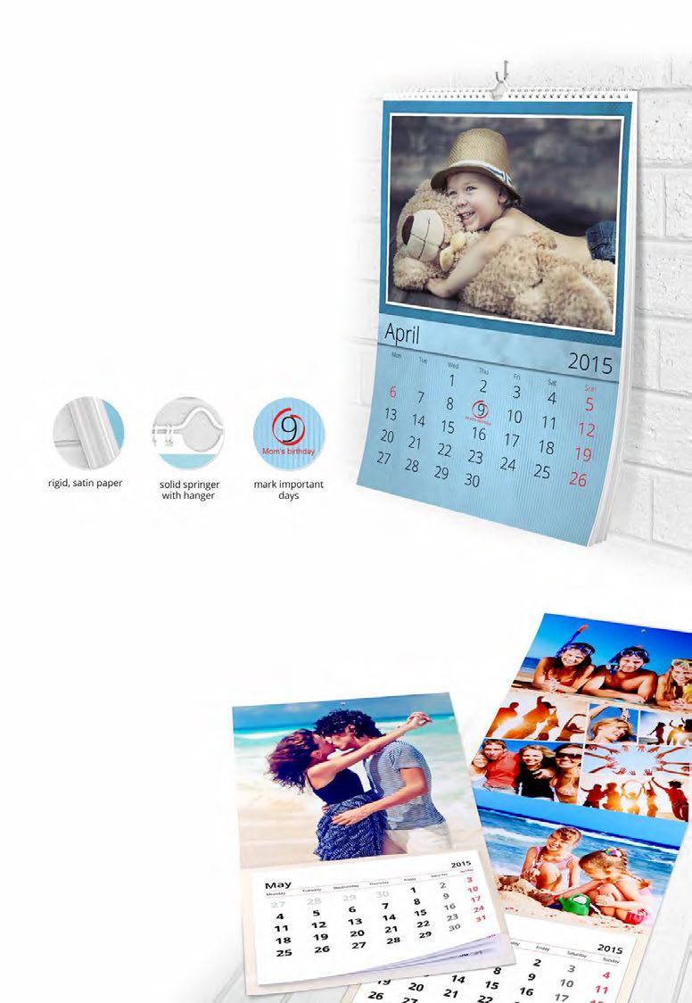 Photo calendar Basic Photo calendar Affordable product not only for newlyweds. Want to extend your offer? Want to work with user friendly online creator?