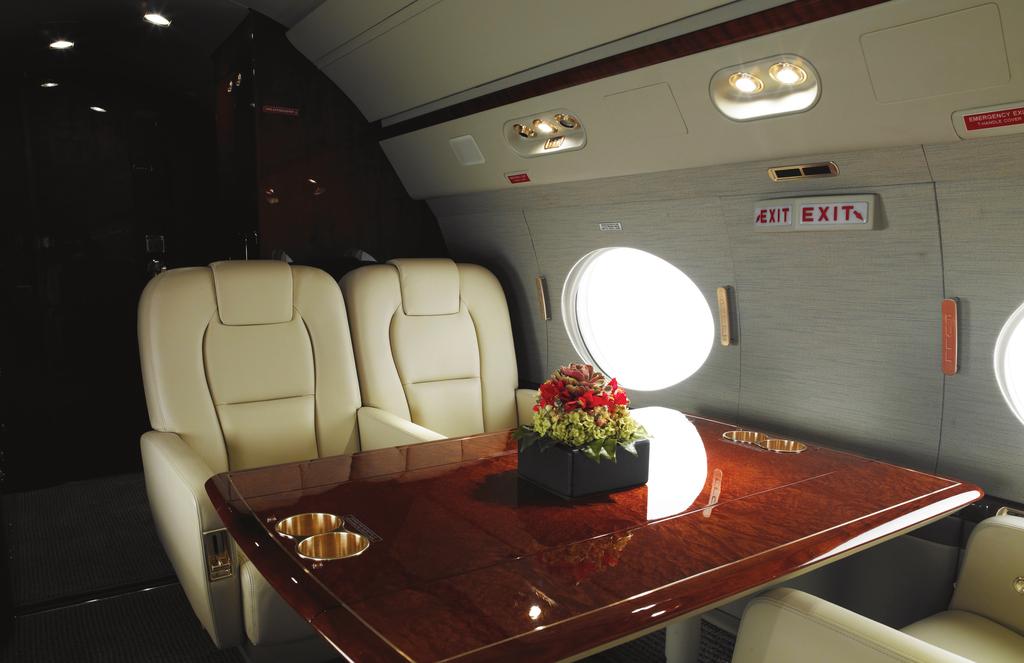 Inside every Gulfstream aircraft exists the perfect balance of functionality and stunning beauty.